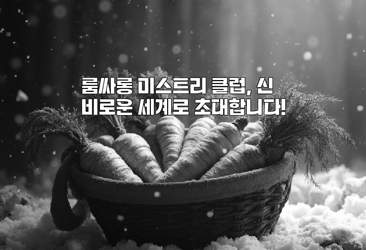 룸싸롱 미스트리 클럽, 신비로운 세계로 초대합니다!