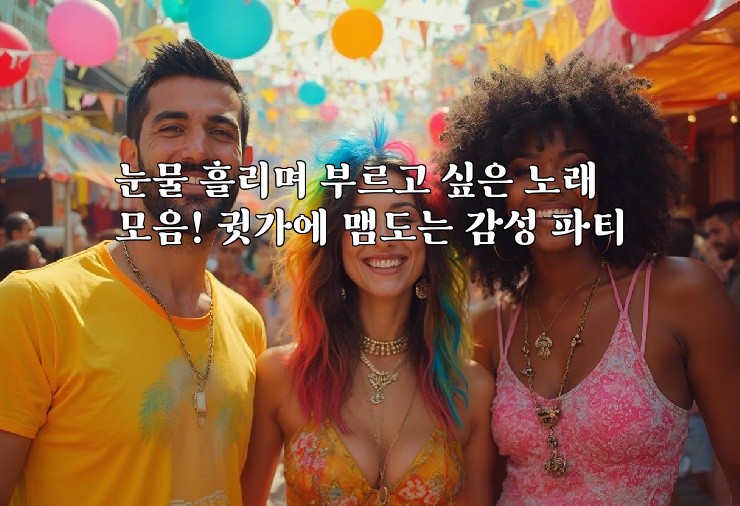 눈물 흘리며 부르고 싶은 노래 모음! 귓가에 맴도는 감성 파티